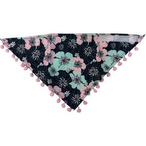 Vibrant Life Dog Bandana Black Pink Green